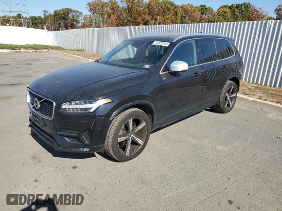 2017 Volvo XC90 R-Design with VIN YV4A22PM1H1143819, listed as a Copart auction lot 76433744 with 87,719 mi miles and Salvage Title. Bid and sale history available at carsss.com. Image 1.