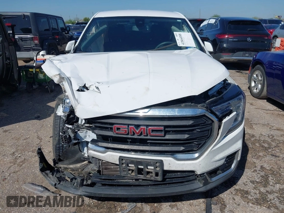 2022 GMC Terrain SLE with VIN 3GKALMEV8NL109103, listed as a IAAI auction lot 41864088 with 69,558 mi miles. Bid and sale history available at carsss.com. Image 6.