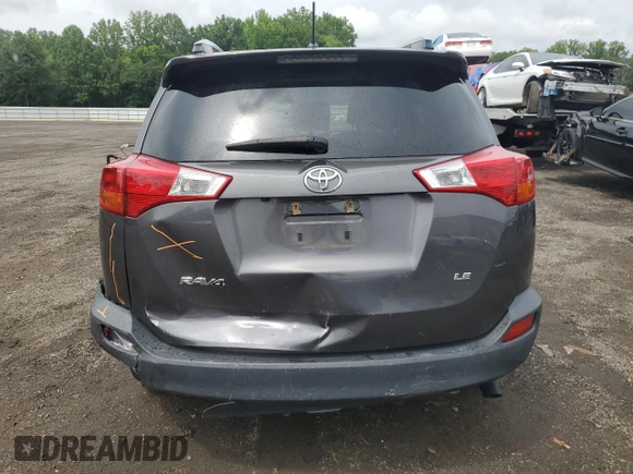 2014 Toyota RAV4 LE with VIN JTMZFREV2EJ021058, listed as a Copart auction lot 64478785 with 71,108 mi miles and Salvage title. Bid and sale history available at DreamBid. Image 6.