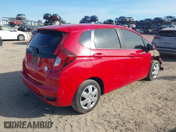 2019 Honda Fit LX with VIN 3HGGK5H44KM751276, listed as a IAAI auction lot 41881708 with 58,658 mi miles. Bid and sale history available at carsss.com. Image 4.