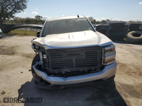 2018 Chevrolet Silverado 1500 Custom with VIN 3GCPCPEH4JG271380, listed as a Copart auction lot 44396945 with 156,074 mi miles and Salvage Title. Bid and sale history available at DreamBid. Image 5.