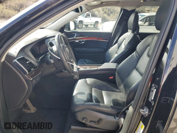 2016 Volvo XC90 T6 Momentum with VIN YV4A22PK5G1062304, listed as a Copart auction lot 50935985 with 57,244 mi miles and Salvage Title. Bid and sale history available at carsss.com. Image 7.