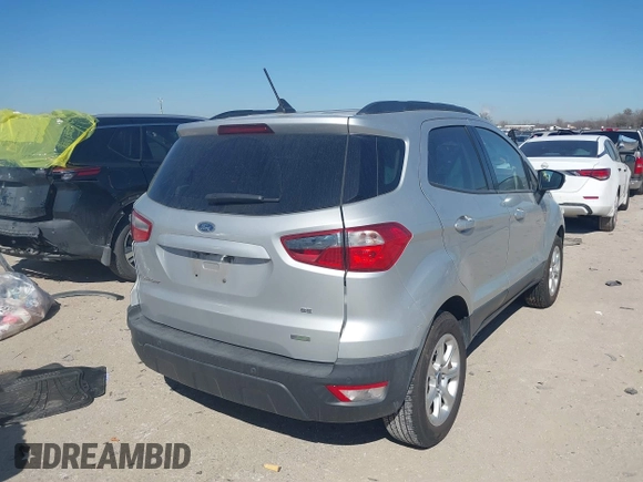 2019 Ford EcoSport SE with VIN MAJ3S2GE7KC262545, listed as a IAAI auction lot 41650639 with 32,211 mi miles and . Bid and sale history available at DreamBid. Image 4.