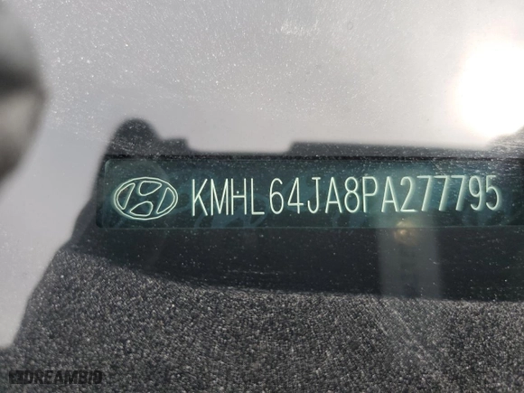 2023 Hyundai Sonata SEL with VIN KMHL64JA8PA277795, listed as a Copart auction lot 47280395 with 30,705 mi miles and Salvage Title. Bid and sale history available at carsss.com. Image 12.