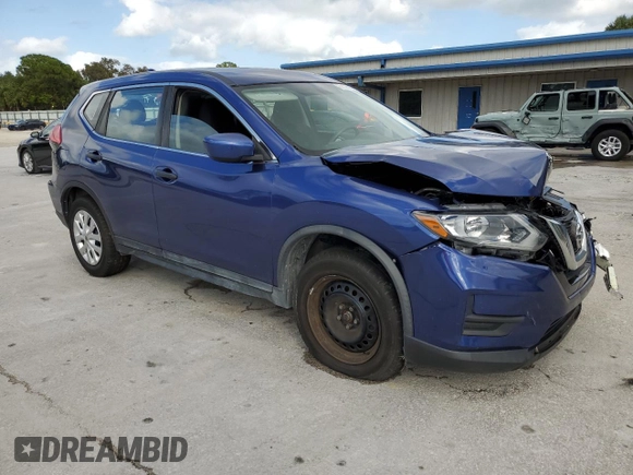 2017 Nissan Rogue SV with VIN KNMAT2MV8HP517725, listed as a Copart auction lot 80308304 with 147,116 mi miles and Salvage Title. Bid and sale history available at carsss.com. Image 4.