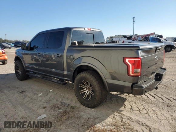 2017 Ford F-150 XL with VIN 1FTEW1CG2HFA51642, listed as a Copart auction lot 43499915 with 132,241 mi miles and Salvage title. Bid and sale history available at DreamBid. Image 2.