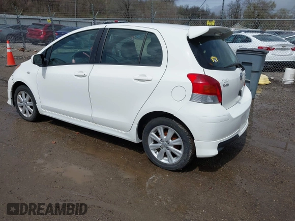 2009 Toyota Yaris with VIN JTDKT903095258534, listed as a IAAI auction lot 41947150 with 171,631 mi miles and . Bid and sale history available at DreamBid. Image 3.
