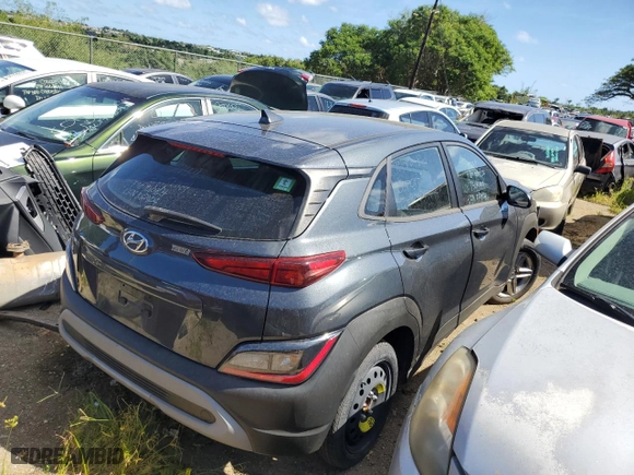 2022 Hyundai Kona SE with VIN KM8K22AB9NU862725, listed as a Copart auction lot 73019444 with 0 mi miles and Salvage Title. Bid and sale history available at carsss.com. Image 3.