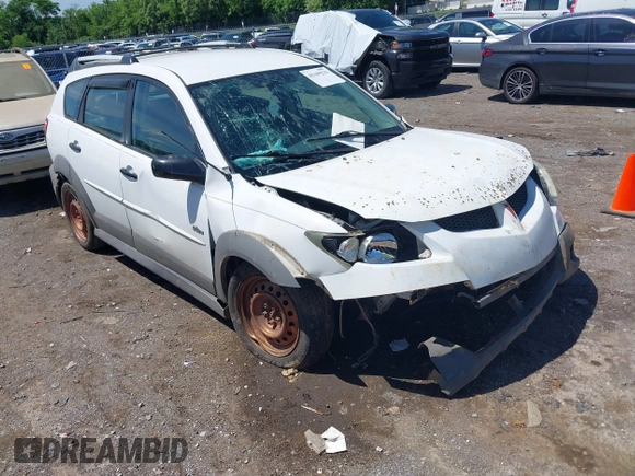 2004 Pontiac Vibe with VIN 5Y2SL628X4Z460547, listed as a IAAI auction lot 42169233 with 244,582 mi miles. Bid and sale history available at carsss.com. Image 1.