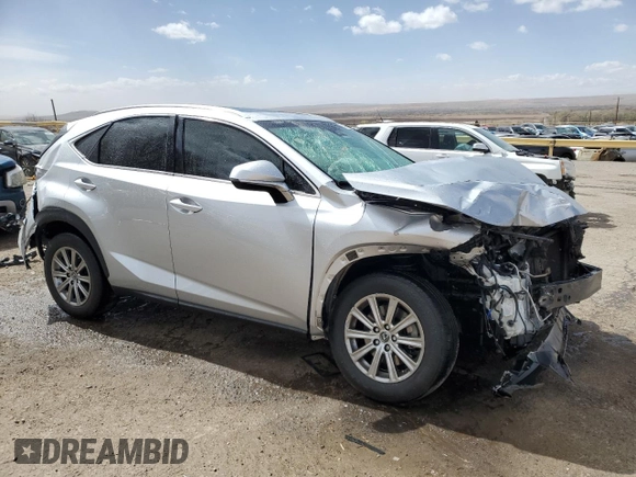 2019 Lexus NX with VIN JTJYARBZ9K2126197, listed as a Copart auction lot 48615225 with 56,248 mi miles and Salvage Title. Bid and sale history available at carsss.com. Image 4.
