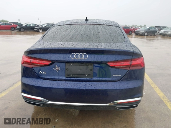 2022 Audi A5 Sportback S line Premium with VIN WAUDACF52NA023698, listed as a IAAI auction lot 41874459 with 45,967 mi miles. Bid and sale history available at carsss.com. Image 16.