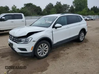 2020 Volkswagen Tiguan S z VIN 3VV0B7AX9LM108716, wystawiony jako Copart lot #60853075 z przebiegiem 49 016 mil mil oraz Szkoda całkowita • Salvage title. Historia ofert i sprzedaży dostępna na DreamBid. Obrazek 1.
