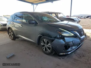 2020 Nissan Murano SV with VIN 5N1AZ2BS8LN166029, listed as a Copart auction lot 45992925 with 59,153 mi miles and Salvage Title. Bid and sale history available at carsss.com. Image 4.