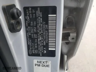 2017 Hyundai Accent SE with VIN KMHCT4AE8HU316672, listed as a Copart auction lot 50090235 with 117,529 mi miles and Salvage Title. Bid and sale history available at carsss.com. Image 12.
