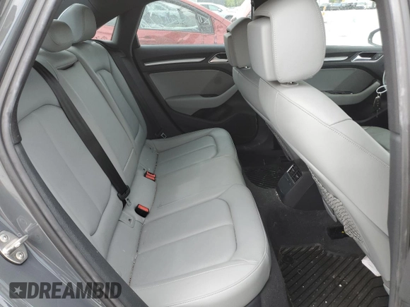 2017 Audi A3 Sedan Premium with VIN WAUB8GFF4H1063563, listed as a Copart auction lot 51290734 with 79,263 mi miles. Bid and sale history available at carsss.com. Image 10.