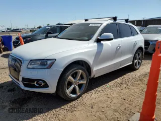 2014 Audi Q5 Prestige z VIN WA1WGAFP3EA052959, wystawiony jako Copart lot #63793835 z przebiegiem 96 182 mil mil oraz Szkoda całkowita • Salvage title. Historia ofert i sprzedaży dostępna na DreamBid. Obrazek 1.
