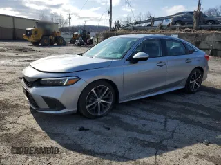 2023 Honda Civic Sedan Touring with VIN 2HGFE1F97PH305185, listed as a Copart auction lot 50556815 with 25,187 mi miles and Salvage Title. Bid and sale history available at carsss.com. Image 1.