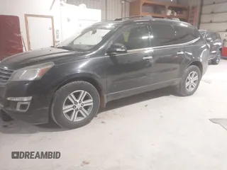 2015 Chevrolet Traverse LT with VIN 1GNKRGKD6FJ102288, listed as a IAAI auction lot 41974720 with 192,076 mi miles. Bid and sale history available at carsss.com. Image 2.