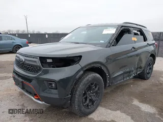 2023 Ford Explorer Timberline with VIN 1FMSK8JH7PGA96258, listed as a IAAI auction lot 41429773 with 34,896 mi miles. Bid and sale history available at carsss.com. Image 18.