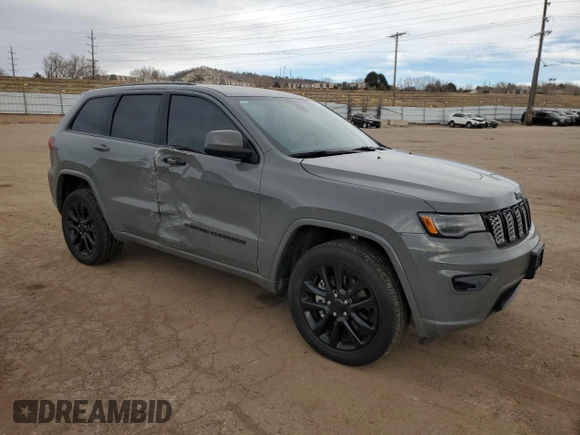 2022 Jeep Grand Cherokee WK Laredo X with VIN 1C4RJFAGXNC144485, listed as a Copart auction lot 85492464 with 33,302 mi miles and Salvage Title. Bid and sale history available at carsss.com. Image 4.