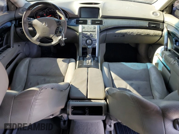 2009 Acura RL Tech Pkg with VIN JH4KB26659C002380, listed as a Copart auction lot 45475645 with 222,875 mi miles and Salvage Title. Bid and sale history available at carsss.com. Image 8.