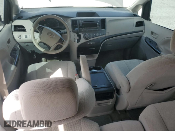 2014 Toyota Sienna LE AAS with VIN 5TDKK3DC8ES491172, listed as a Copart auction lot 51100105 with 44,203 mi miles and Salvage Title. Bid and sale history available at carsss.com. Image 8.