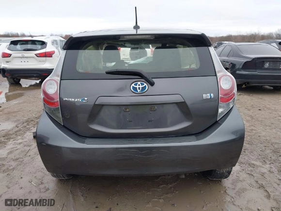 2014 Toyota Prius c One with VIN JTDKDTB35E1071329, listed as a IAAI auction lot 41908318 with 1 mi miles. Bid and sale history available at carsss.com. Image 17.