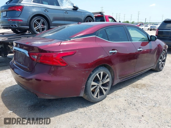 2017 Nissan Maxima SR with VIN 1N4AA6APXHC400339, listed as a IAAI auction lot 42479947 with 106,415 mi miles and . Bid and sale history available at DreamBid. Image 4.