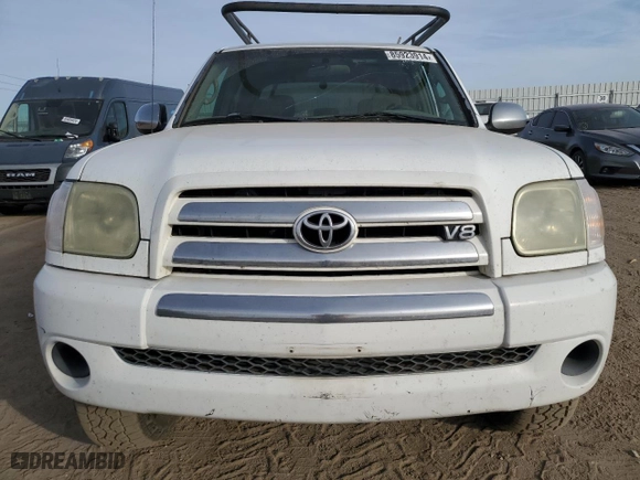 2005 Toyota Tundra SR5 with VIN 5TBET34115S497543, listed as a Copart auction lot 85923914 with 329,003 mi miles and Salvage Title. Bid and sale history available at carsss.com. Image 5.