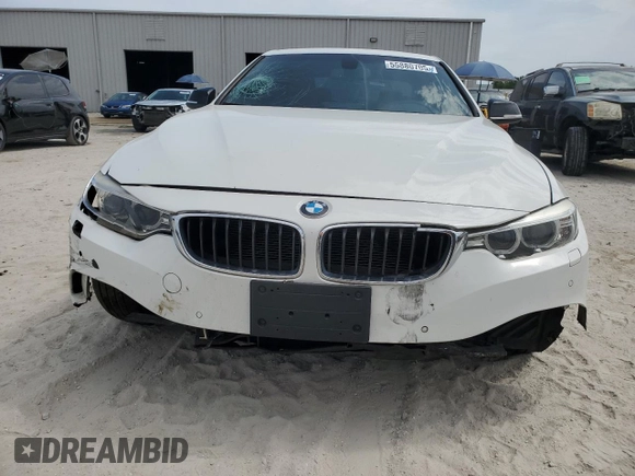 2014 BMW 4 Series 428i xDrive with VIN WBA3N9C50EF721267, listed as a Copart auction lot 55880705 with 117,748 mi miles and Clean Title. Bid and sale history available at carsss.com. Image 5.