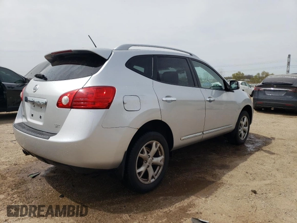 2011 Nissan Rogue S z VIN JN8AS5MT2BW562406, wystawiony jako Copart lot #54988055 z przebiegiem 156 488 mil mil oraz Szkoda całkowita • Salvage title. Historia ofert i sprzedaży dostępna na DreamBid. Obrazek 3.