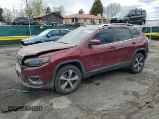 2019 Jeep Cherokee Limited z VIN 1C4PJMDX2KD351644, wystawiony jako Copart lot #55342865 z przebiegiem 65 570 mil mil oraz Szkoda całkowita • Salvage title. Historia ofert i sprzedaży dostępna na DreamBid. Obrazek 1.