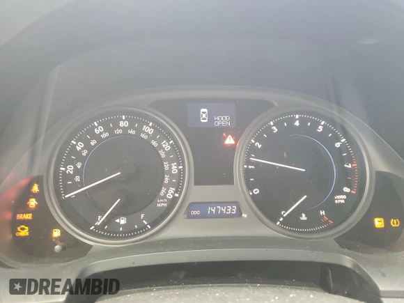 2008 Lexus IS 250 with VIN JTHBK262182063615, listed as a Copart auction lot 44211525 with 147,433 mi miles and Salvage Title. Bid and sale history available at DreamBid. Image 9.