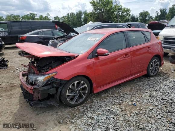 2016 Scion iM with VIN JTNKARJE5GJ508517, listed as a Copart auction lot 64644514 with 80,155 mi miles and Salvage Title. Bid and sale history available at carsss.com. Image 1.
