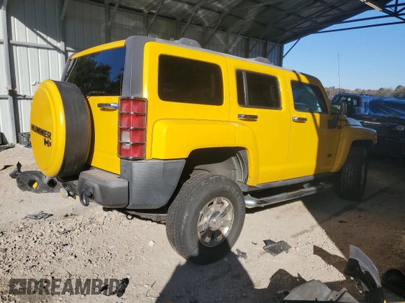 2006 Hummer H3 with VIN 5GTDN136568163593, listed as a Copart auction lot 88664575 with 128,171 mi miles and Salvage Title. Bid and sale history available at DreamBid. Image 3.