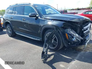 2021 Mercedes-Benz GLS with VIN 4JGFF5KE1MA402443, listed as a IAAI auction lot 41994887 with 72,102 mi miles. Bid and sale history available at carsss.com. Image 1.