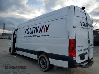 2023 Mercedes-Benz Sprinter Cargo Cargo with VIN W1Y40CHY4PT159007, listed as a Copart auction lot 86635434 with Not Provided miles and Salvage Title. Bid and sale history available at DreamBid. Image 2.