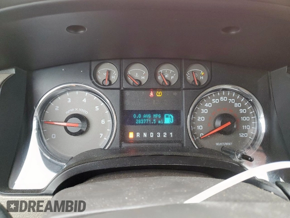 2010 Ford F-150 XL with VIN 1FTEW1C86AKE64072, listed as a Copart auction lot 50320145 with 283,771 mi miles and Salvage Title. Bid and sale history available at DreamBid. Image 9.
