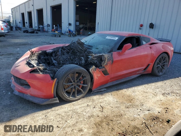2019 Chevrolet Corvette Grand Sport 1LT z VIN 1G1YV2D71K5124056, wystawiony jako Copart lot #87246884 z przebiegiem Nie podano mil oraz Szkoda całkowita • Salvage title. Historia ofert i sprzedaży dostępna na DreamBid. Obrazek 1.