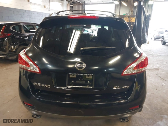 2011 Nissan Murano SV with VIN JN8AZ1MWXBW187833, listed as a IAAI auction lot 39805700 with 114,649 mi miles. Bid and sale history available at carsss.com. Image 16.
