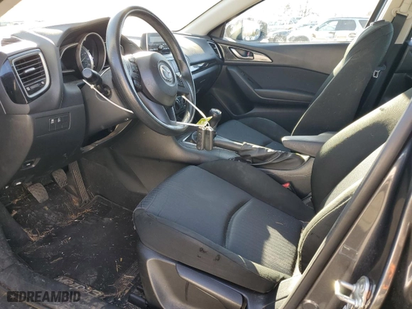 2014 Mazda Mazda3 i Sport with VIN JM1BM1U73E1112822, listed as a Copart auction lot 46374125 with 111,636 mi miles and Salvage Title. Bid and sale history available at carsss.com. Image 7.