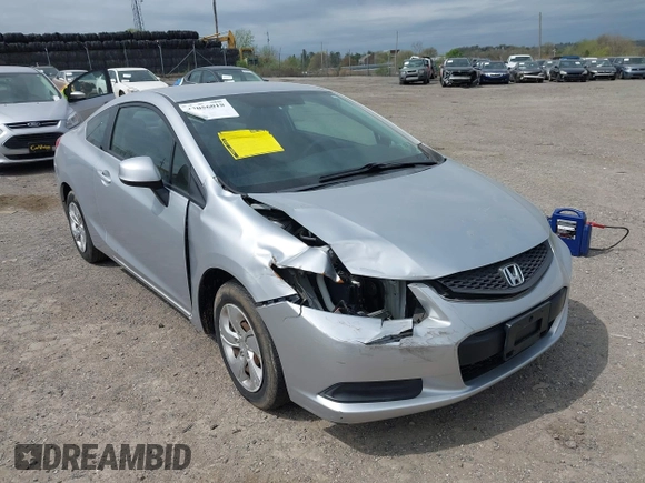 2013 Honda Civic Cpe LX with VIN 2HGFG3B58DH519509, listed as a IAAI auction lot 42056018 with 80,453 mi miles. Bid and sale history available at carsss.com. Image 6.