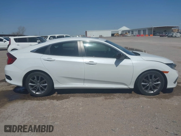 2019 Honda Civic Sedan EX with VIN 19XFC1F34KE008721, listed as a IAAI auction lot 41845651 with 80,991 mi miles. Bid and sale history available at carsss.com. Image 13.