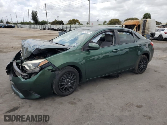 2016 Toyota Corolla L with VIN 2T1BURHEXGC657129, listed as a Copart auction lot 51051835 with 120,675 mi miles and Salvage title. Bid and sale history available at DreamBid. Image 1.