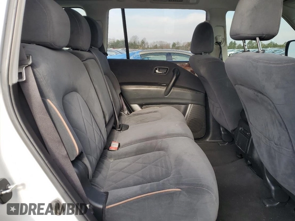 2017 Nissan Armada SV with VIN JN8AY2NC7H9507419, listed as a Copart auction lot 49708345 with 136,296 mi miles and Salvage Title. Bid and sale history available at DreamBid. Image 12.