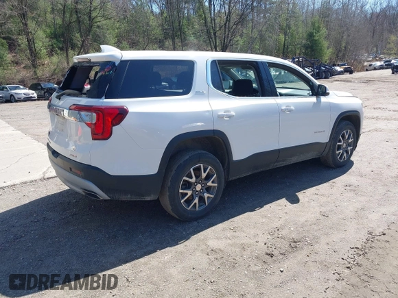 2020 GMC Acadia SLE with VIN 1GKKNRLS4LZ171981, listed as a IAAI auction lot 42132711 with 60,184 mi miles and . Bid and sale history available at DreamBid. Image 4.
