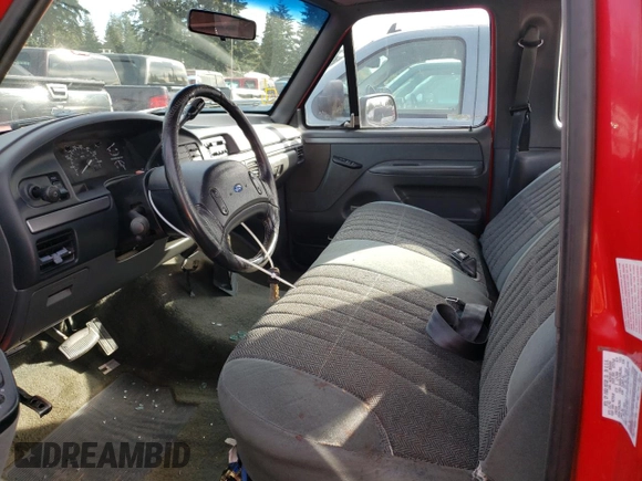 1993 Ford F-150 with VIN 1FTEX14N1PKA90772, listed as a Copart auction lot 75896734 with 0 mi miles and Salvage Title. Bid and sale history available at carsss.com. Image 7.
