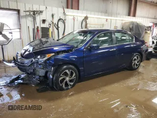2016 Honda Accord Sedan LX with VIN 1HGCR2F35GA201589, listed as a Copart auction lot 49870775 with 81,129 mi miles and Salvage Title. Bid and sale history available at carsss.com. Image 1.