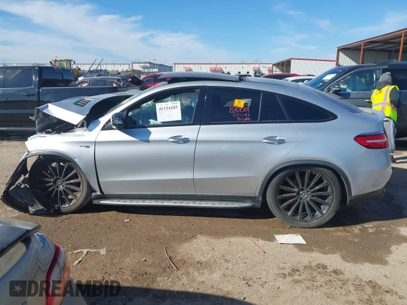 2019 Mercedes-Benz GLE 43 AMG with VIN 4JGED6EB8KA155654, listed as a IAAI auction lot 41334185 with Not provided miles and . Bid and sale history available at DreamBid. Image 14.
