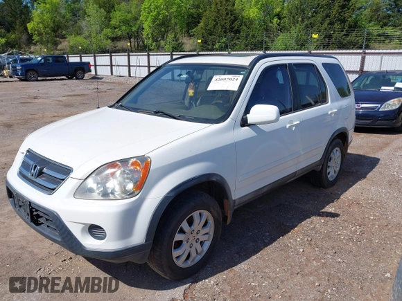 2005 Honda CR-V EX SE with VIN JHLRD78945C003063, listed as a IAAI auction lot 42097024 with 190,263 mi miles. Bid and sale history available at carsss.com. Image 2.